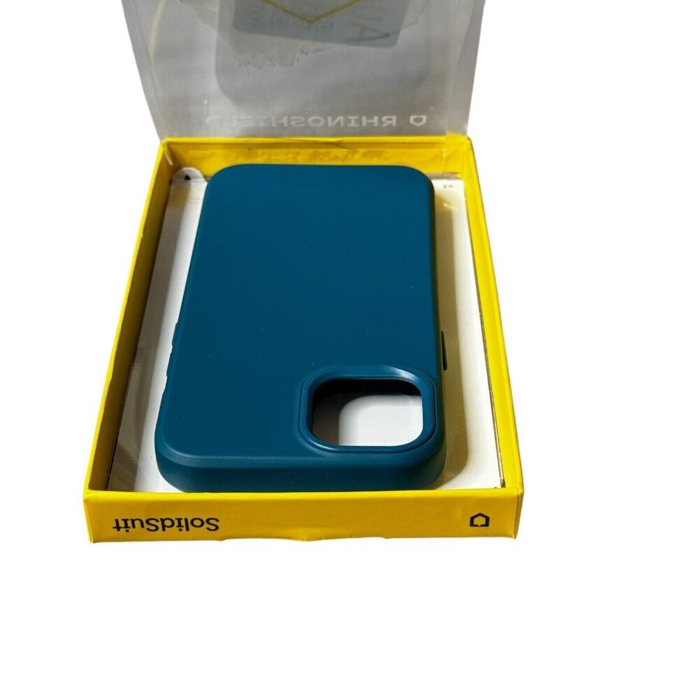 RhinoShield SolidSuit Slim Case iPhone‎ 13 Compatible Ocean Blue Shock Absorbent